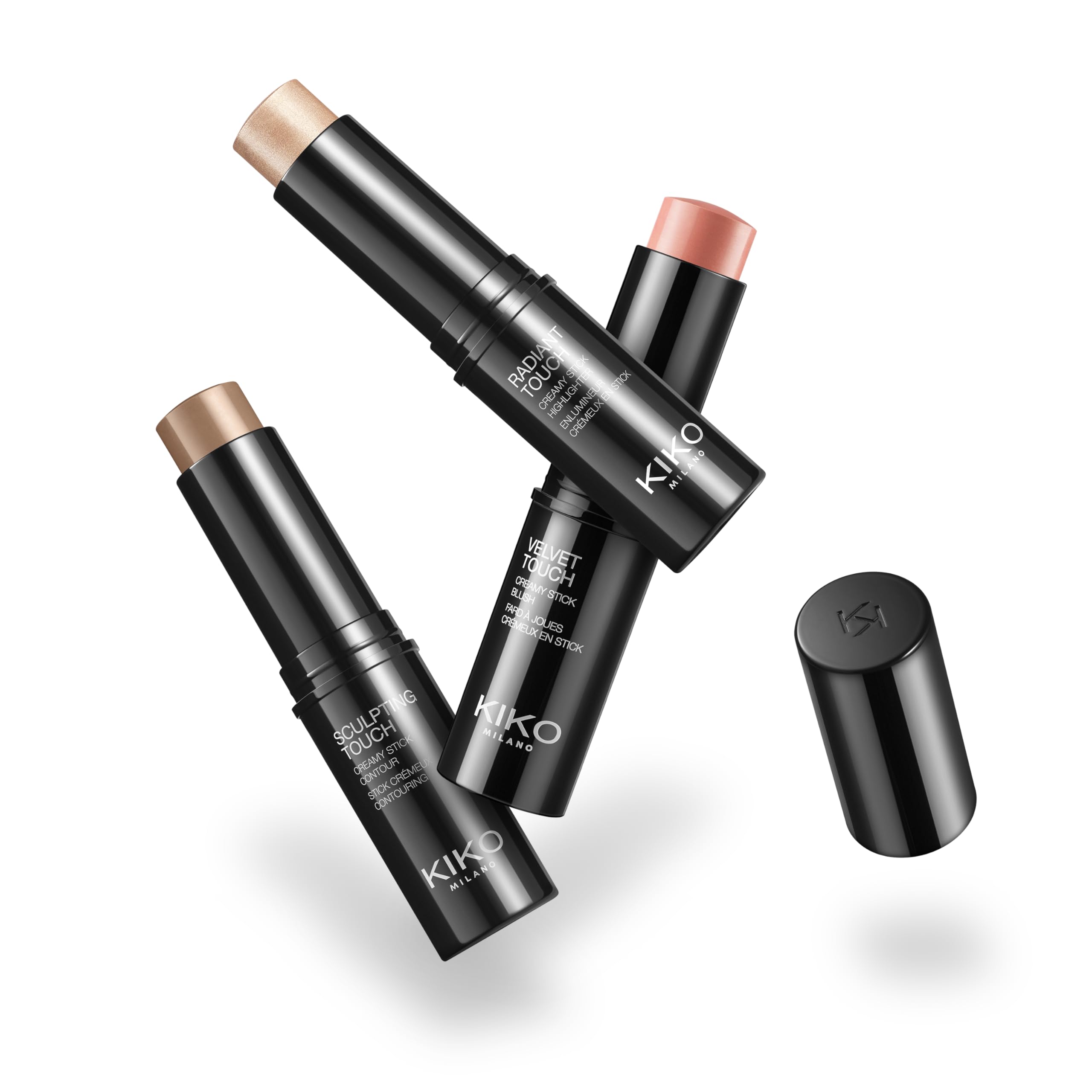KIKO Milano Contouring Face Set 01| Make-Up Kit With 3 Sticks: Blush, Highlight And Face Contour - Image 5